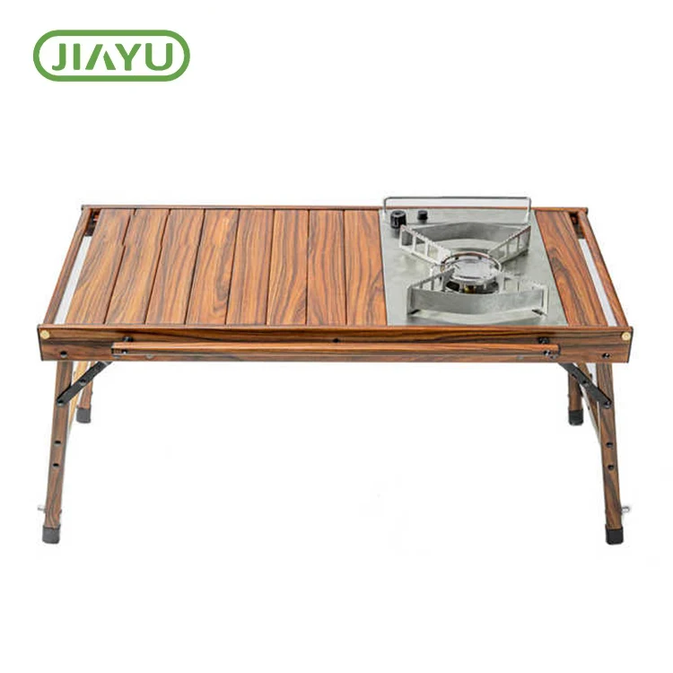 ခေါက်သစ်သား Grain Outdoor Table ကိုခေါက်